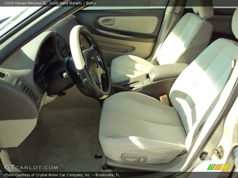Sunlit Sand Metallic / Blond 2000 Nissan Maxima SE