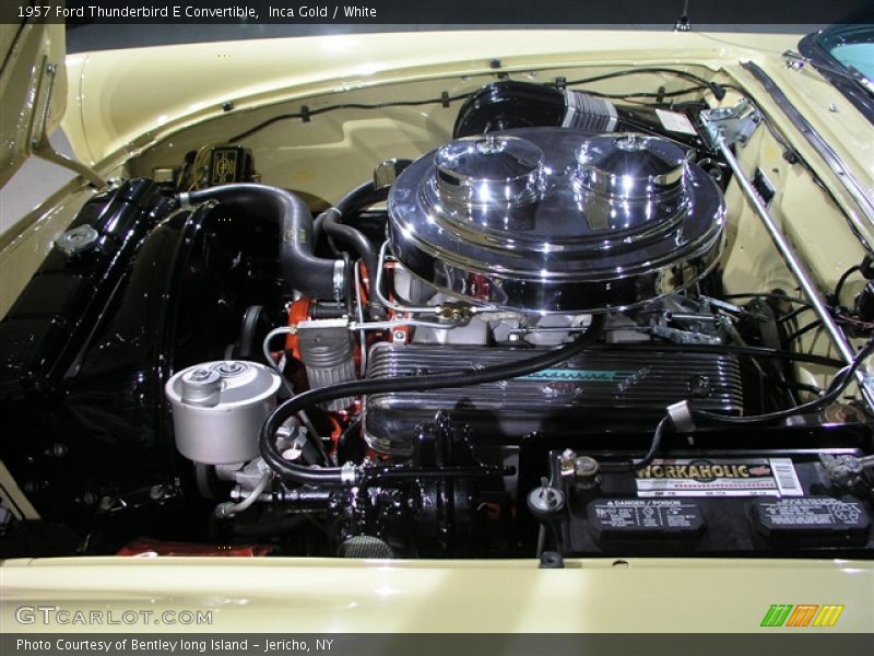 Inca Gold / White 1957 Ford Thunderbird E Convertible