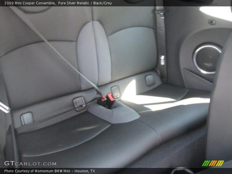 Pure Silver Metallic / Black/Grey 2009 Mini Cooper Convertible