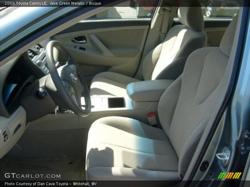 Aloe Green Metallic / Bisque 2009 Toyota Camry LE