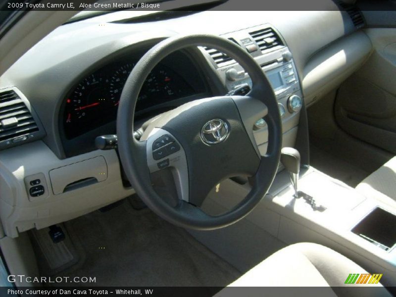 Aloe Green Metallic / Bisque 2009 Toyota Camry LE