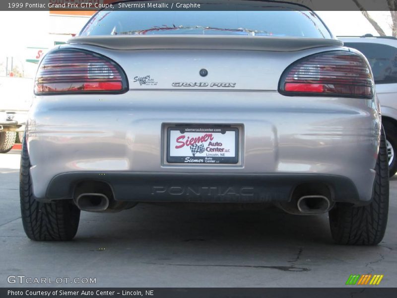 Silvermist Metallic / Graphite 1999 Pontiac Grand Prix GTP Coupe