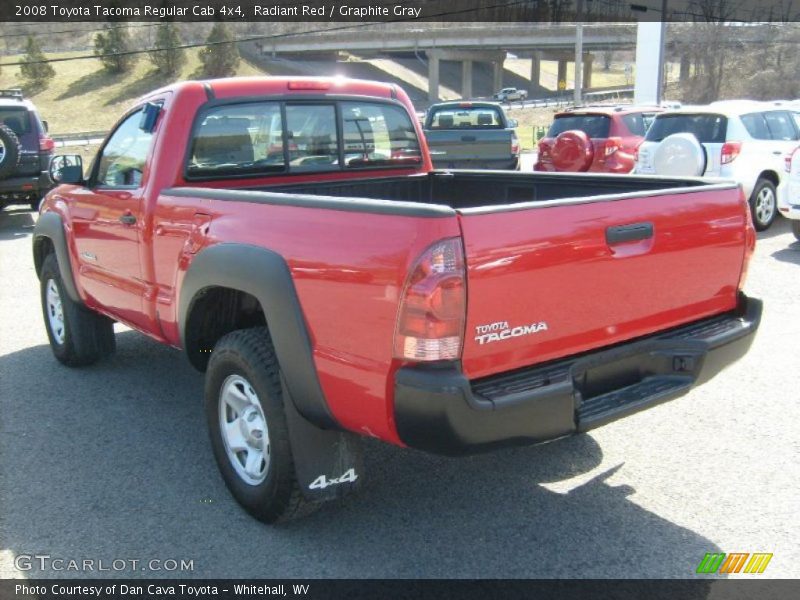 Radiant Red / Graphite Gray 2008 Toyota Tacoma Regular Cab 4x4