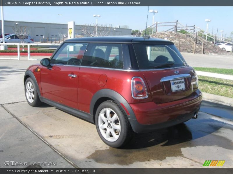 Nightfire Red Metallic / Punch Carbon Black Leather 2009 Mini Cooper Hardtop