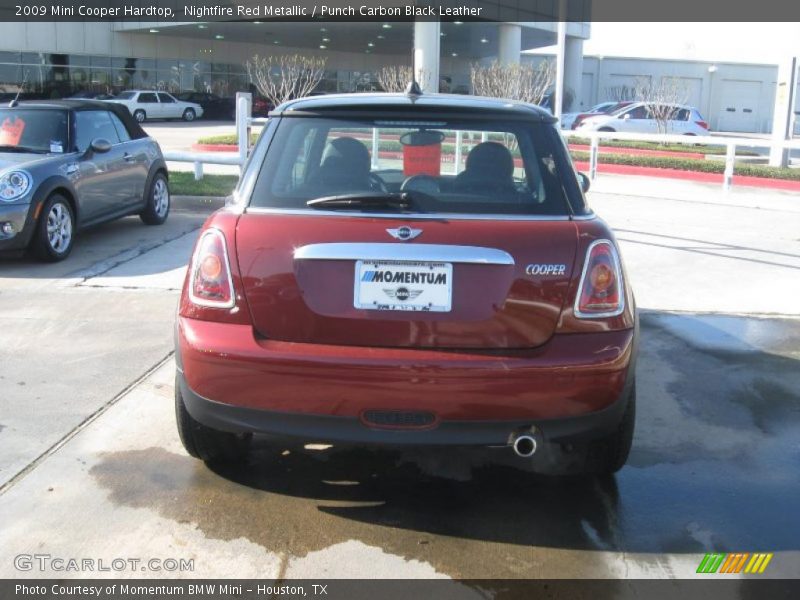 Nightfire Red Metallic / Punch Carbon Black Leather 2009 Mini Cooper Hardtop