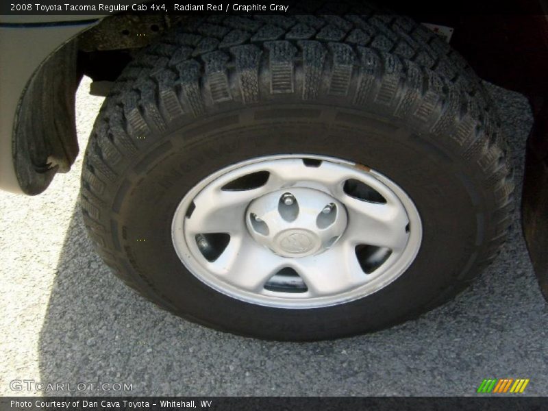 Radiant Red / Graphite Gray 2008 Toyota Tacoma Regular Cab 4x4