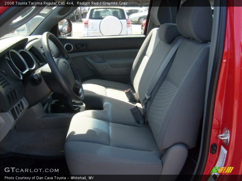 Radiant Red / Graphite Gray 2008 Toyota Tacoma Regular Cab 4x4