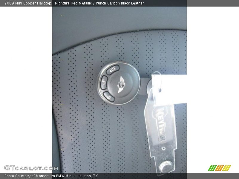 Nightfire Red Metallic / Punch Carbon Black Leather 2009 Mini Cooper Hardtop