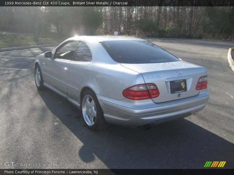 Brilliant Silver Metallic / Charcoal 1999 Mercedes-Benz CLK 430 Coupe