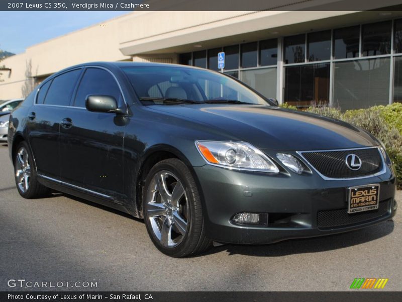 Verdigris Mica / Cashmere 2007 Lexus GS 350