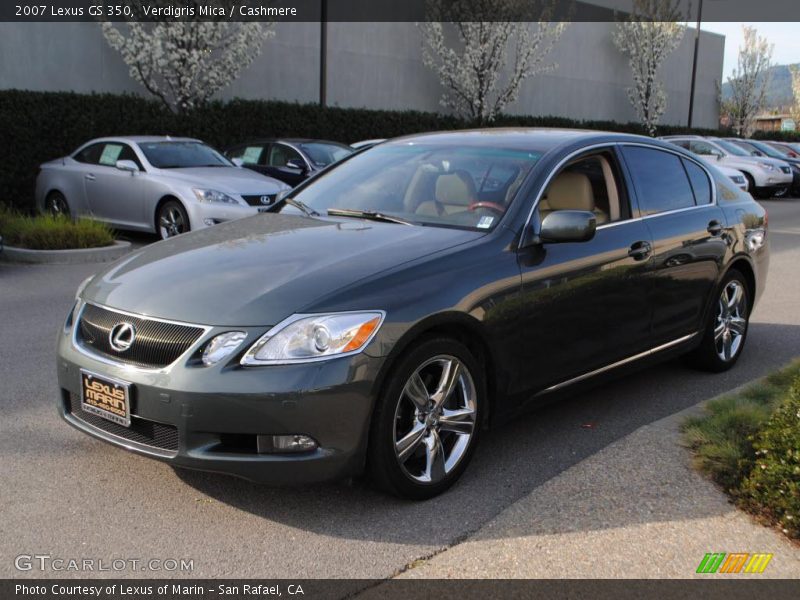 Verdigris Mica / Cashmere 2007 Lexus GS 350