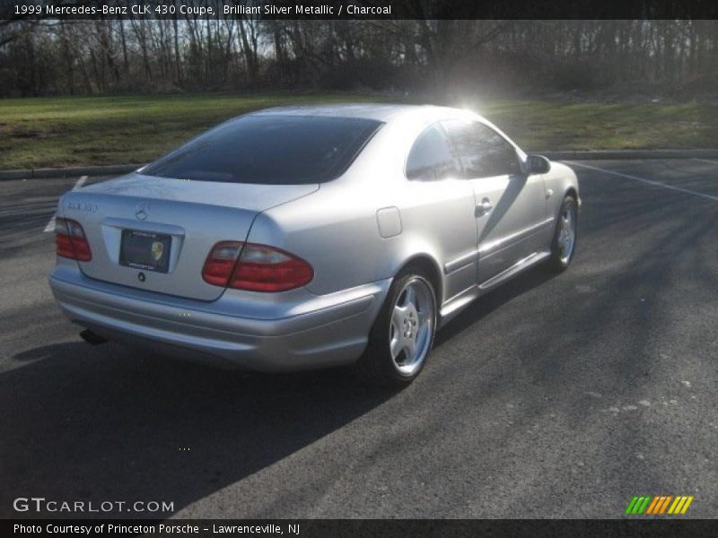 Brilliant Silver Metallic / Charcoal 1999 Mercedes-Benz CLK 430 Coupe