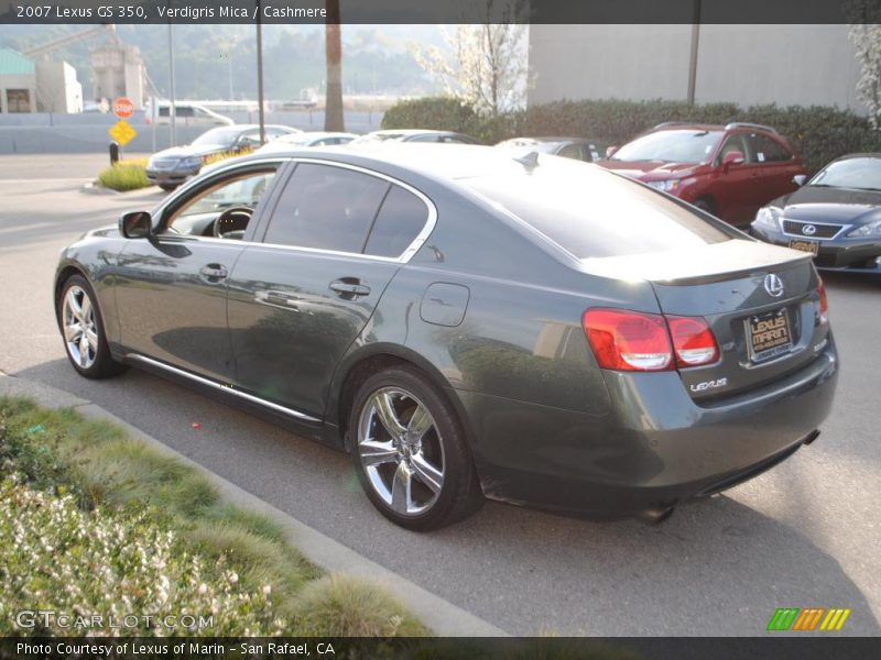 Verdigris Mica / Cashmere 2007 Lexus GS 350
