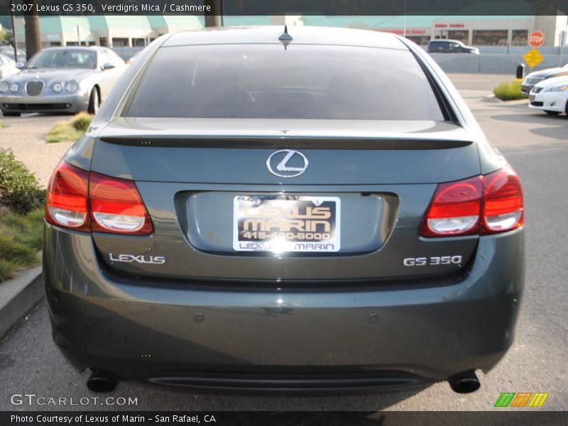 Verdigris Mica / Cashmere 2007 Lexus GS 350