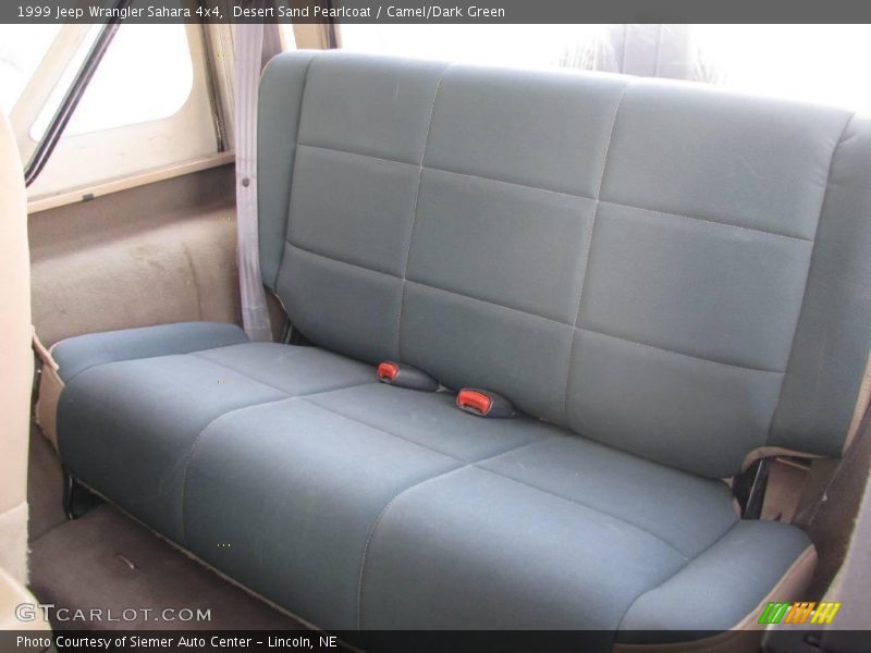 Desert Sand Pearlcoat / Camel/Dark Green 1999 Jeep Wrangler Sahara 4x4