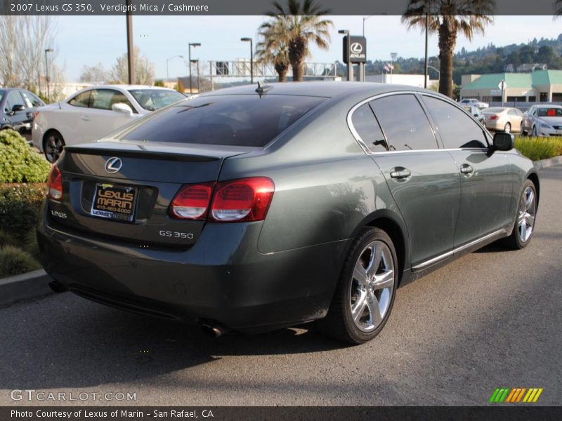 Verdigris Mica / Cashmere 2007 Lexus GS 350