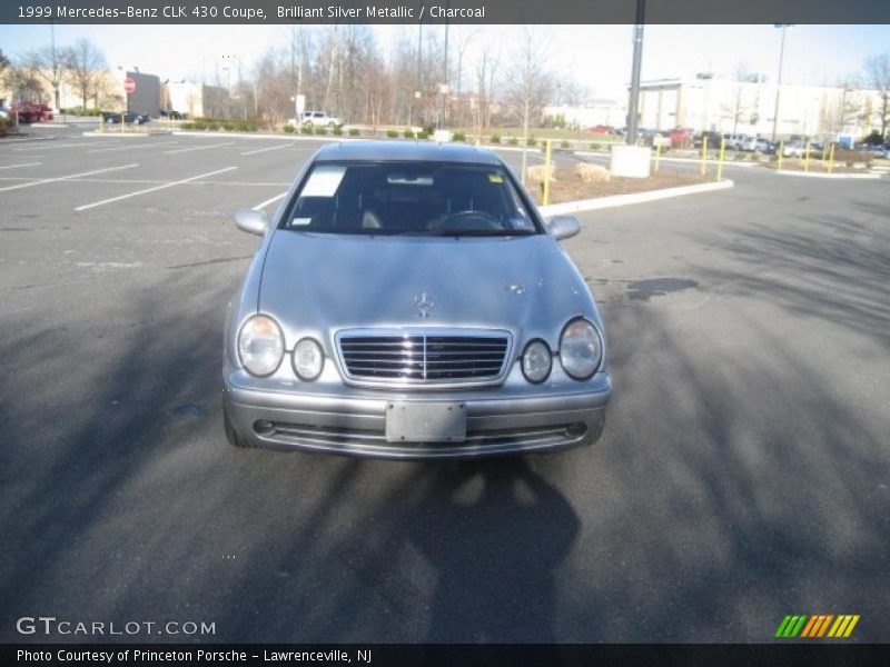 Brilliant Silver Metallic / Charcoal 1999 Mercedes-Benz CLK 430 Coupe