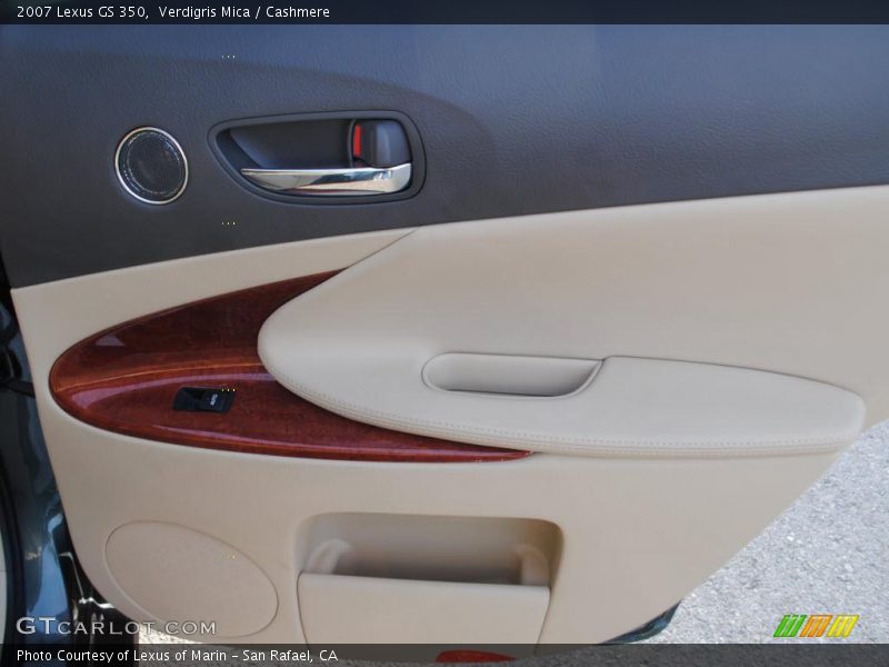 Verdigris Mica / Cashmere 2007 Lexus GS 350