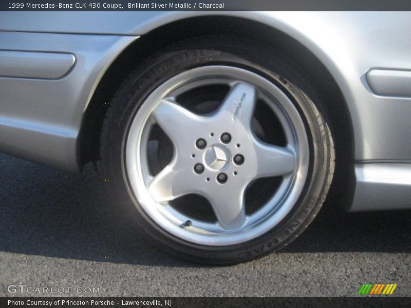 Brilliant Silver Metallic / Charcoal 1999 Mercedes-Benz CLK 430 Coupe