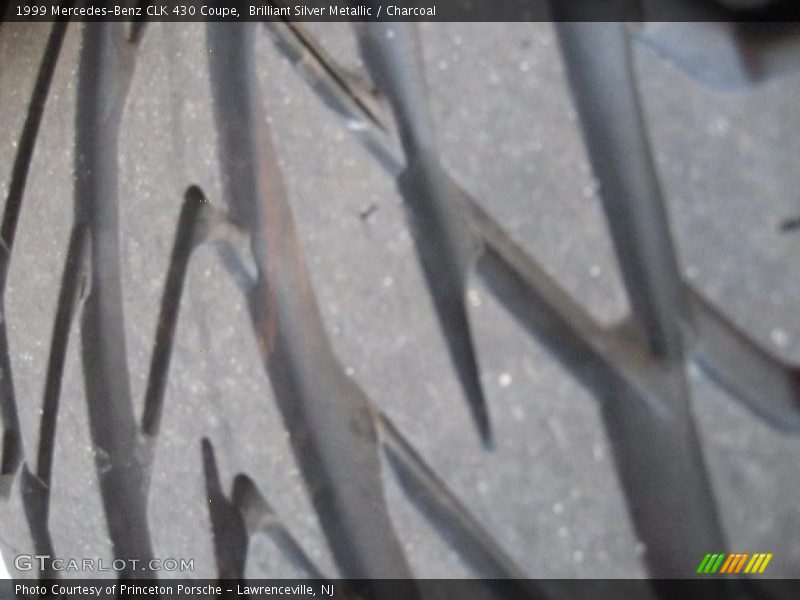 Brilliant Silver Metallic / Charcoal 1999 Mercedes-Benz CLK 430 Coupe