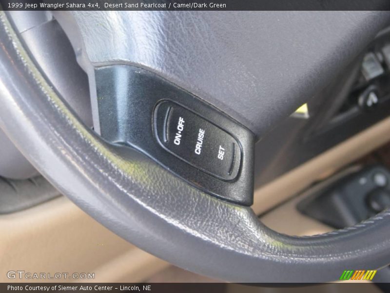Desert Sand Pearlcoat / Camel/Dark Green 1999 Jeep Wrangler Sahara 4x4