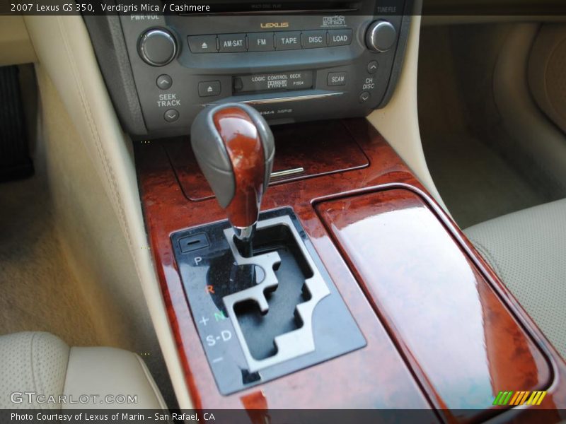 Verdigris Mica / Cashmere 2007 Lexus GS 350