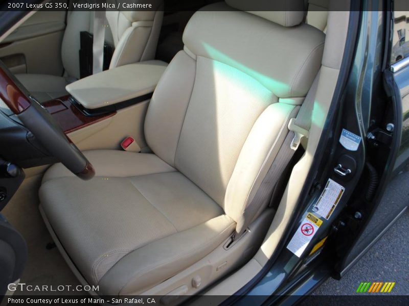 Verdigris Mica / Cashmere 2007 Lexus GS 350