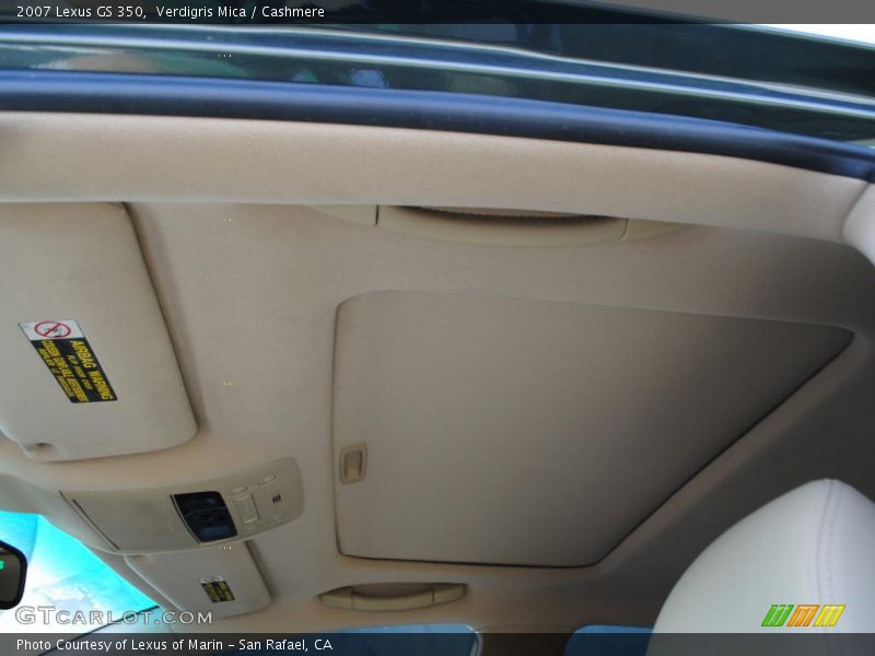 Verdigris Mica / Cashmere 2007 Lexus GS 350