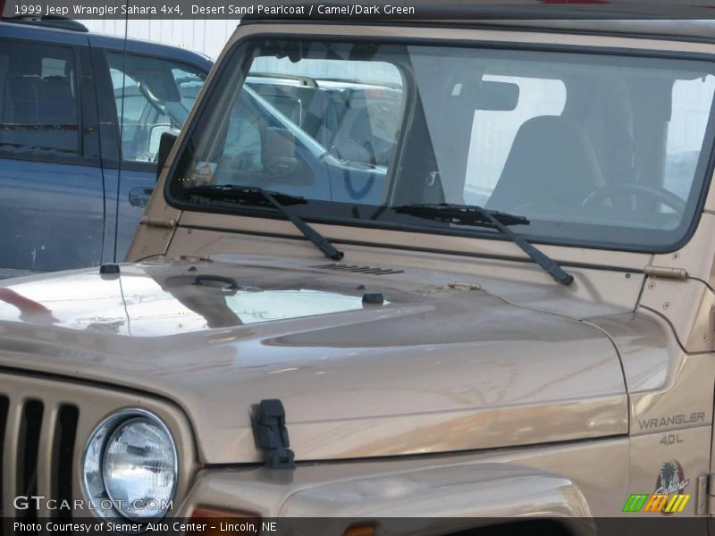 Desert Sand Pearlcoat / Camel/Dark Green 1999 Jeep Wrangler Sahara 4x4