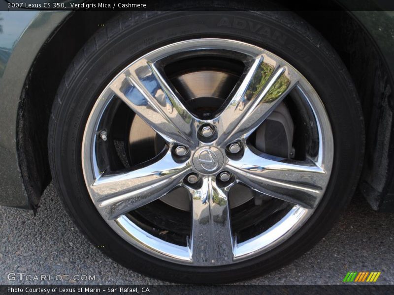 Verdigris Mica / Cashmere 2007 Lexus GS 350