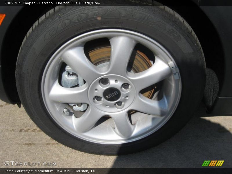 Horizon Blue / Black/Grey 2009 Mini Cooper S Hardtop