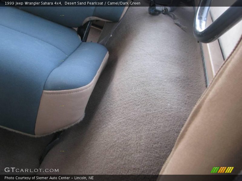 Desert Sand Pearlcoat / Camel/Dark Green 1999 Jeep Wrangler Sahara 4x4