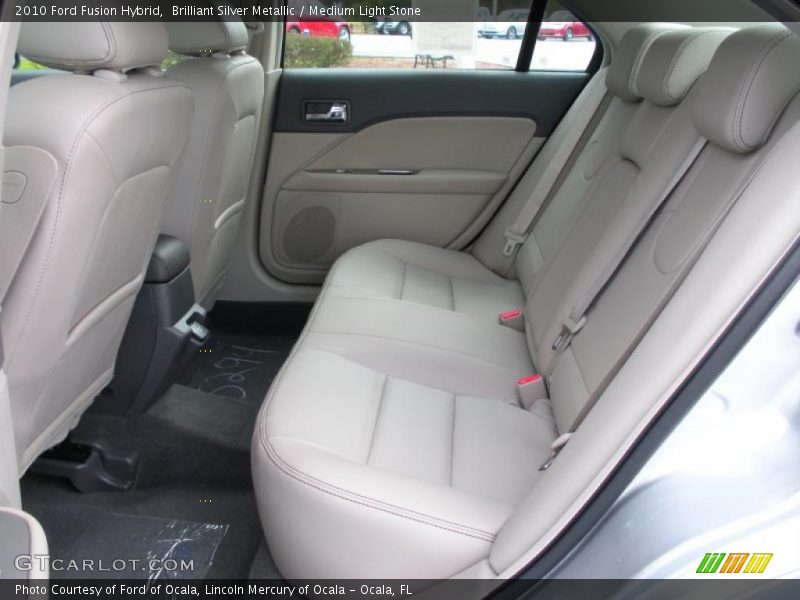 Brilliant Silver Metallic / Medium Light Stone 2010 Ford Fusion Hybrid