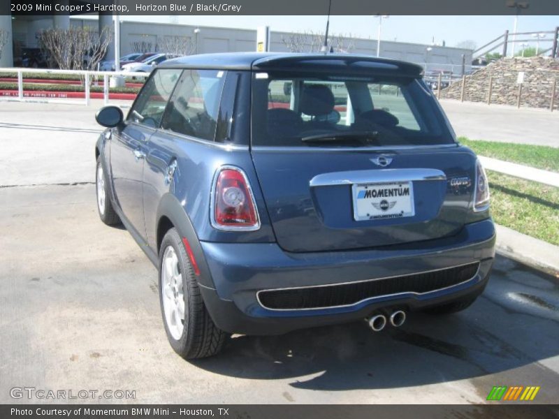 Horizon Blue / Black/Grey 2009 Mini Cooper S Hardtop