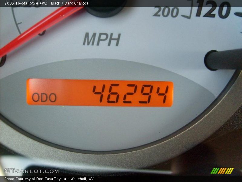 Black / Dark Charcoal 2005 Toyota RAV4 4WD