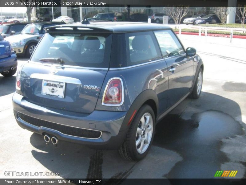 Horizon Blue / Black/Grey 2009 Mini Cooper S Hardtop