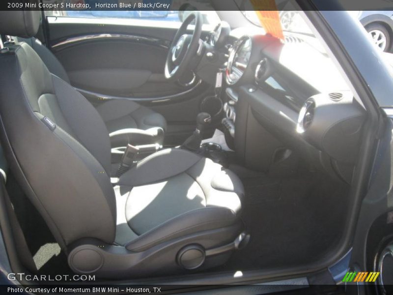 Horizon Blue / Black/Grey 2009 Mini Cooper S Hardtop