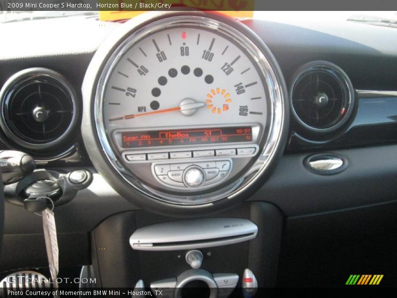 Horizon Blue / Black/Grey 2009 Mini Cooper S Hardtop