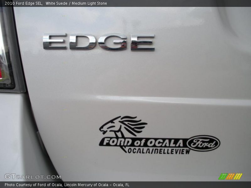 White Suede / Medium Light Stone 2010 Ford Edge SEL