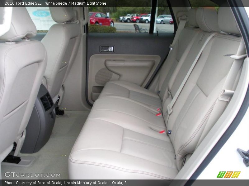 White Suede / Medium Light Stone 2010 Ford Edge SEL