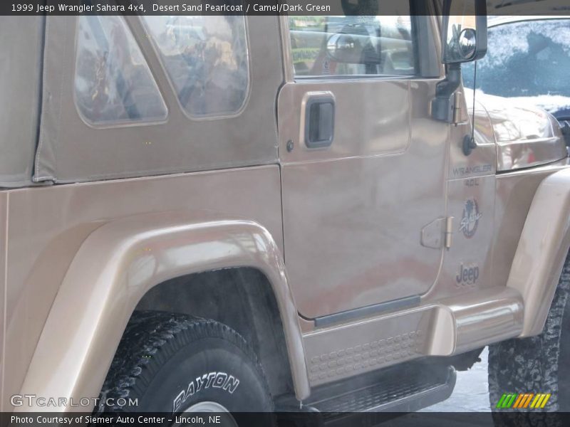 Desert Sand Pearlcoat / Camel/Dark Green 1999 Jeep Wrangler Sahara 4x4