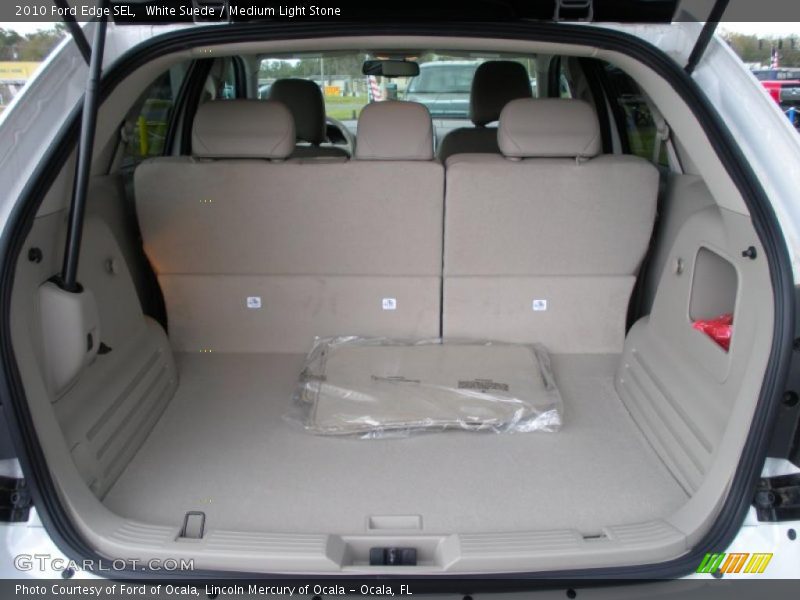 White Suede / Medium Light Stone 2010 Ford Edge SEL