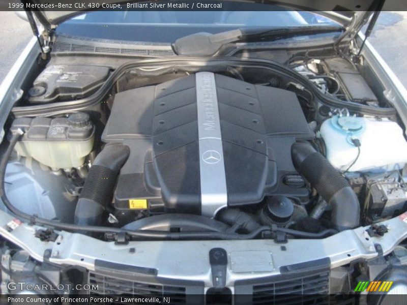 Brilliant Silver Metallic / Charcoal 1999 Mercedes-Benz CLK 430 Coupe