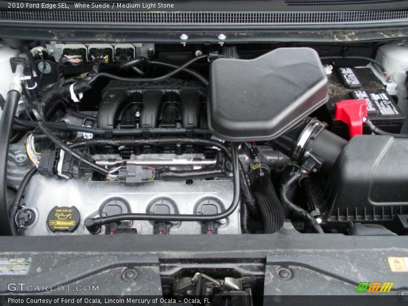 White Suede / Medium Light Stone 2010 Ford Edge SEL