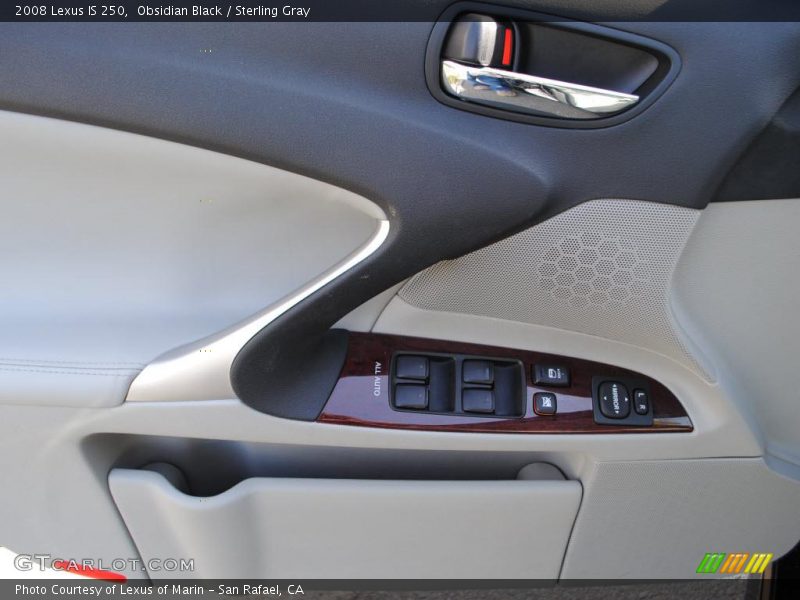 Obsidian Black / Sterling Gray 2008 Lexus IS 250
