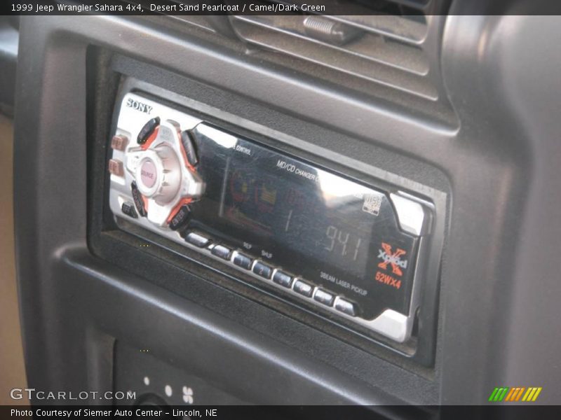 Desert Sand Pearlcoat / Camel/Dark Green 1999 Jeep Wrangler Sahara 4x4