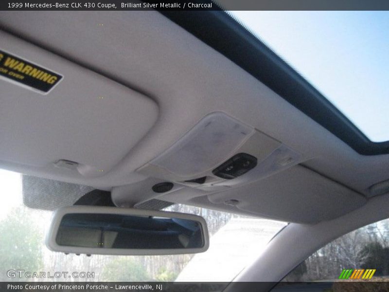 Brilliant Silver Metallic / Charcoal 1999 Mercedes-Benz CLK 430 Coupe