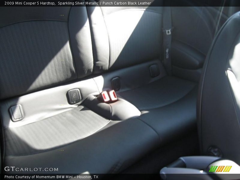 Sparkling Silver Metallic / Punch Carbon Black Leather 2009 Mini Cooper S Hardtop