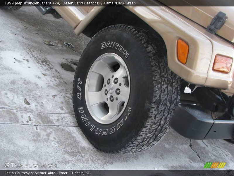 Desert Sand Pearlcoat / Camel/Dark Green 1999 Jeep Wrangler Sahara 4x4
