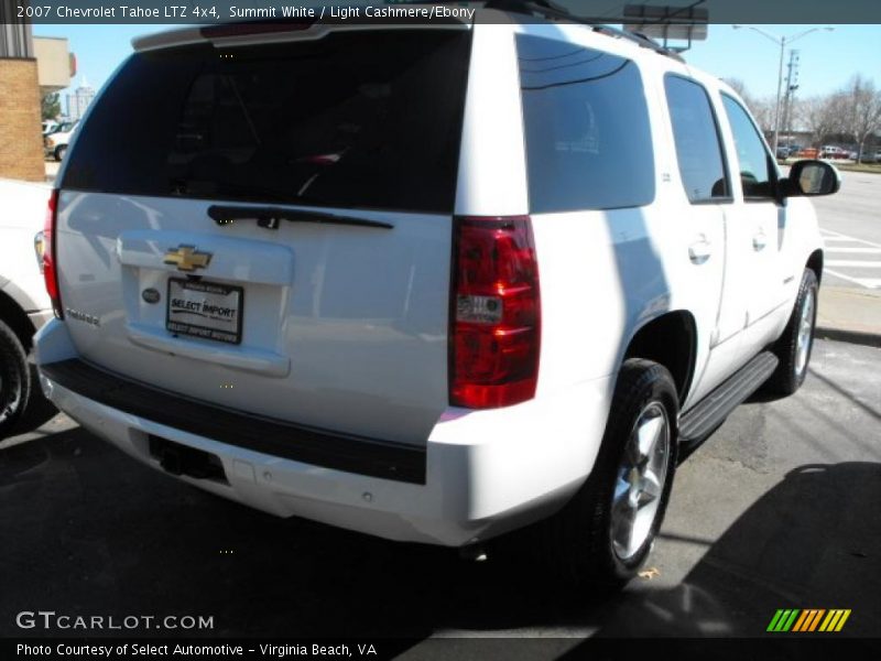 Summit White / Light Cashmere/Ebony 2007 Chevrolet Tahoe LTZ 4x4
